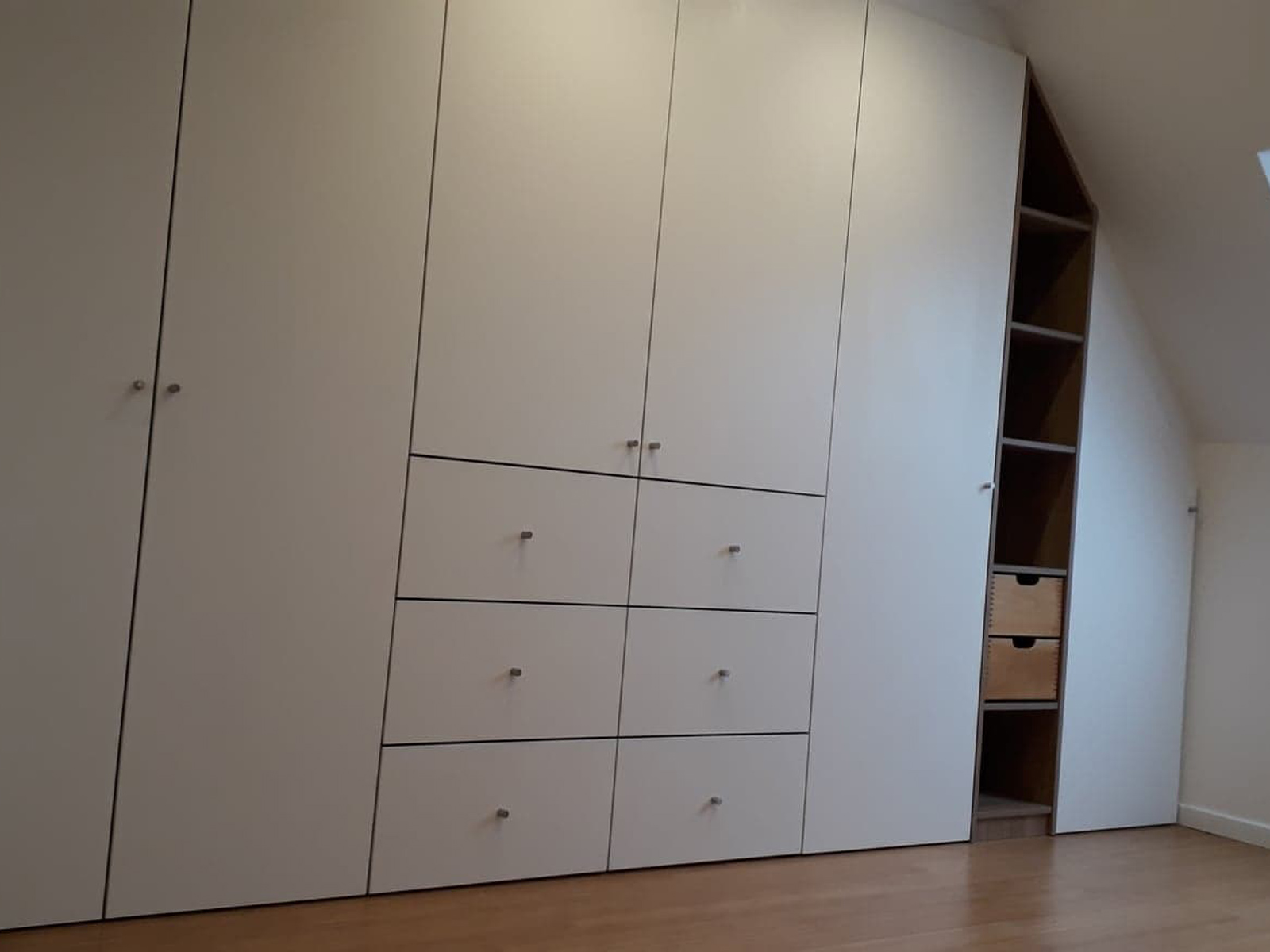 Ingebouwde vestiairekast